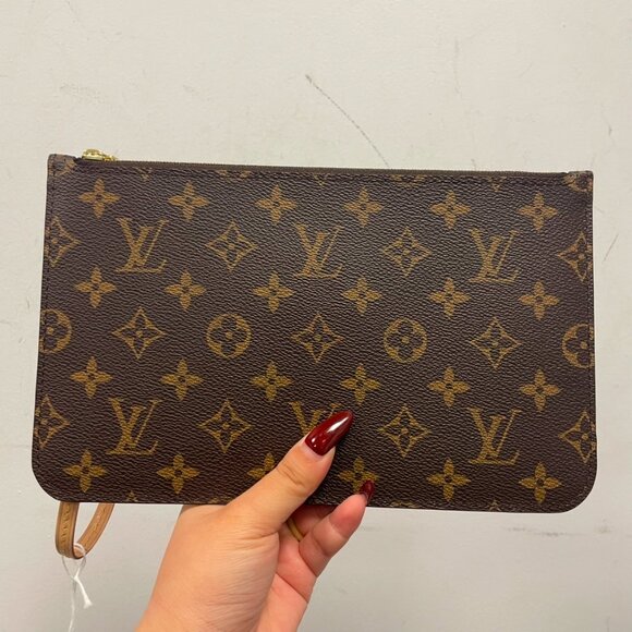 81417 Lv Monogram Neverfull Pochette - Picture 1 of 5